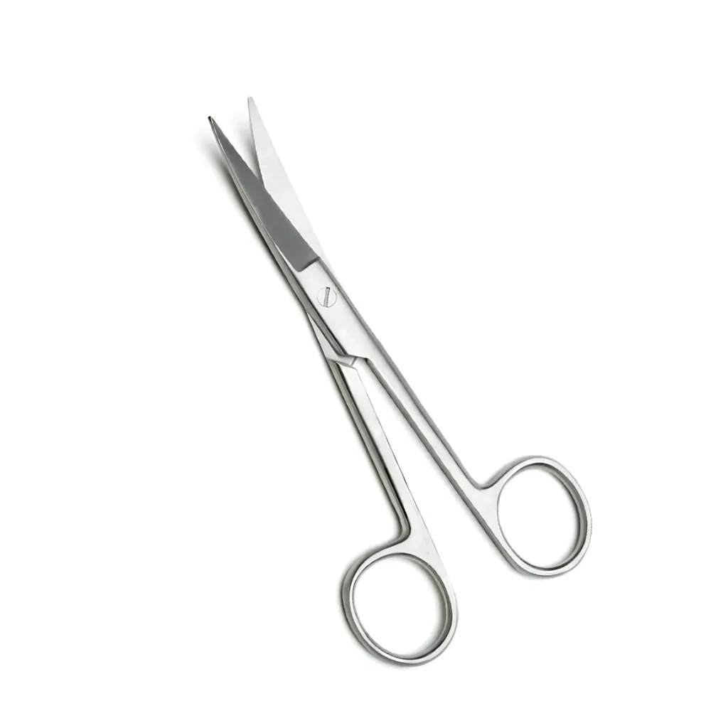[2-012-13] Operating Scissors Sharp/Sharp Curved 13cm (5 Inch)