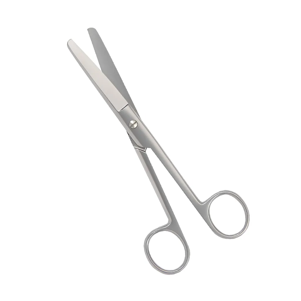 [2-028-15] Operating Scissors Straight Blunt/Blunt 15.5cm (6 Inch)