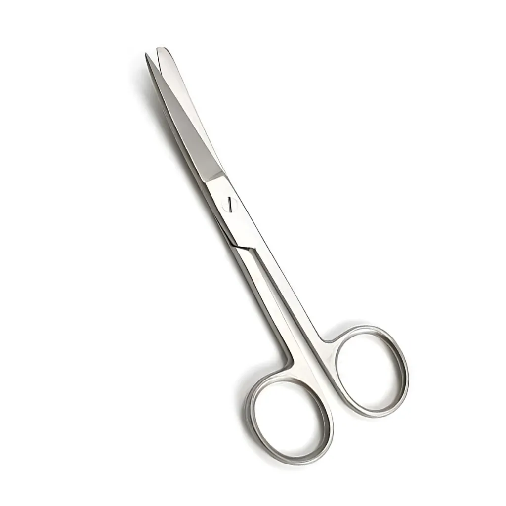[2-024-18] Operating Scissors Sharp/Blunt Curved 18cm (7.25 Inch)